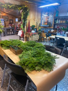 holiday wreath workshop CT
